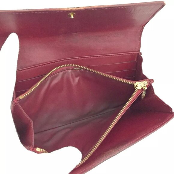 260199BH (L2) Louis Vuitton Wallet Long PommeD`Amour Monogram Vernis - Picture 7 of 9